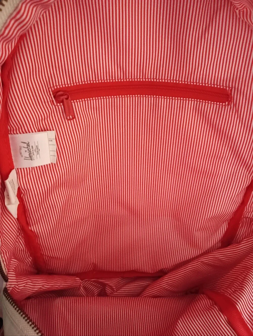 Herschel Classics Settlement Backpack 23L Moonbeam Zip Closure Adjustable Straps